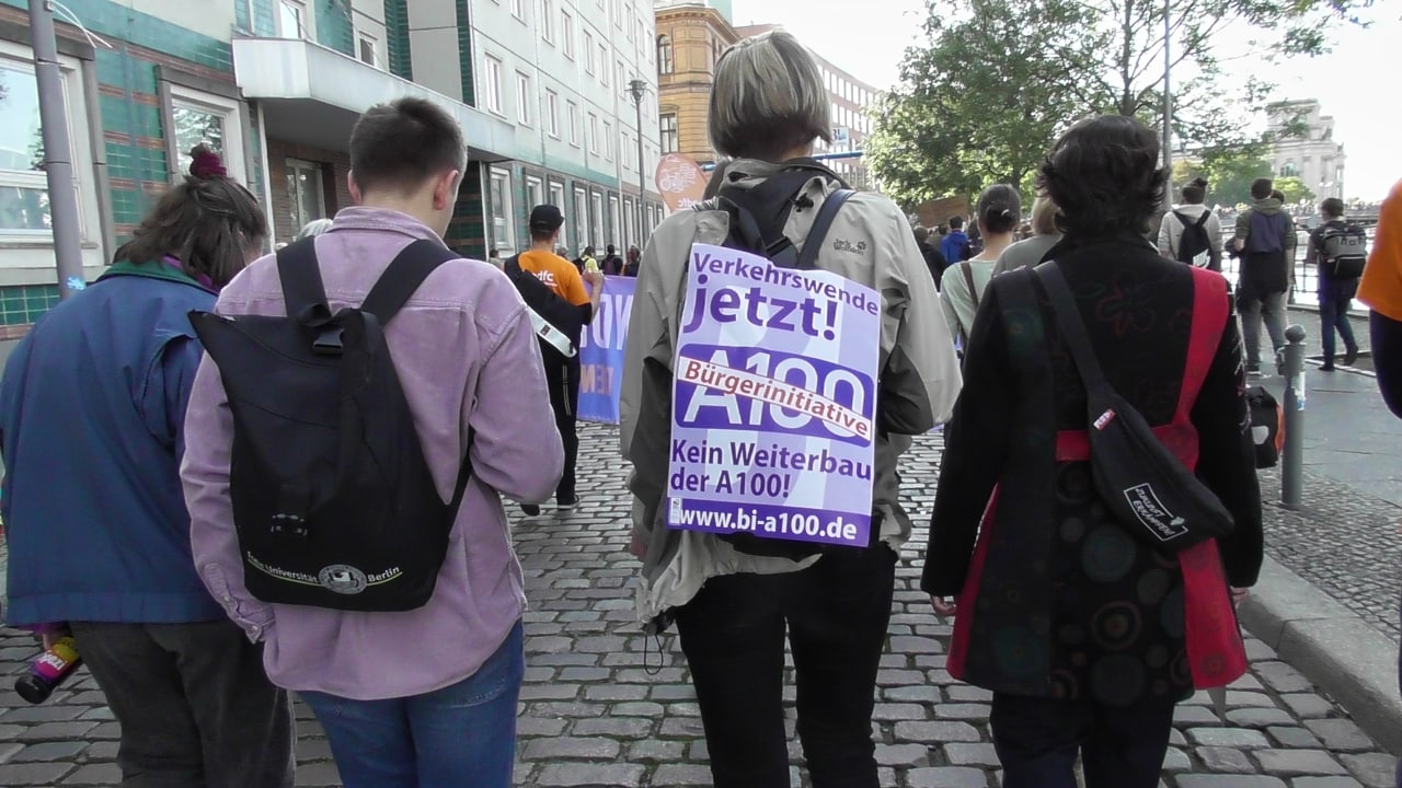 BI A100 beim Klimastreik am 23.9.22 in Berlin