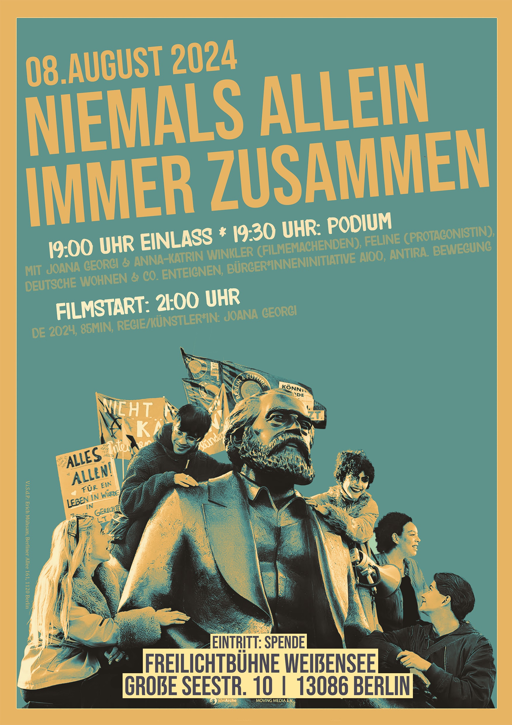 Film und Podium: Niemals allein, imme rzusammen