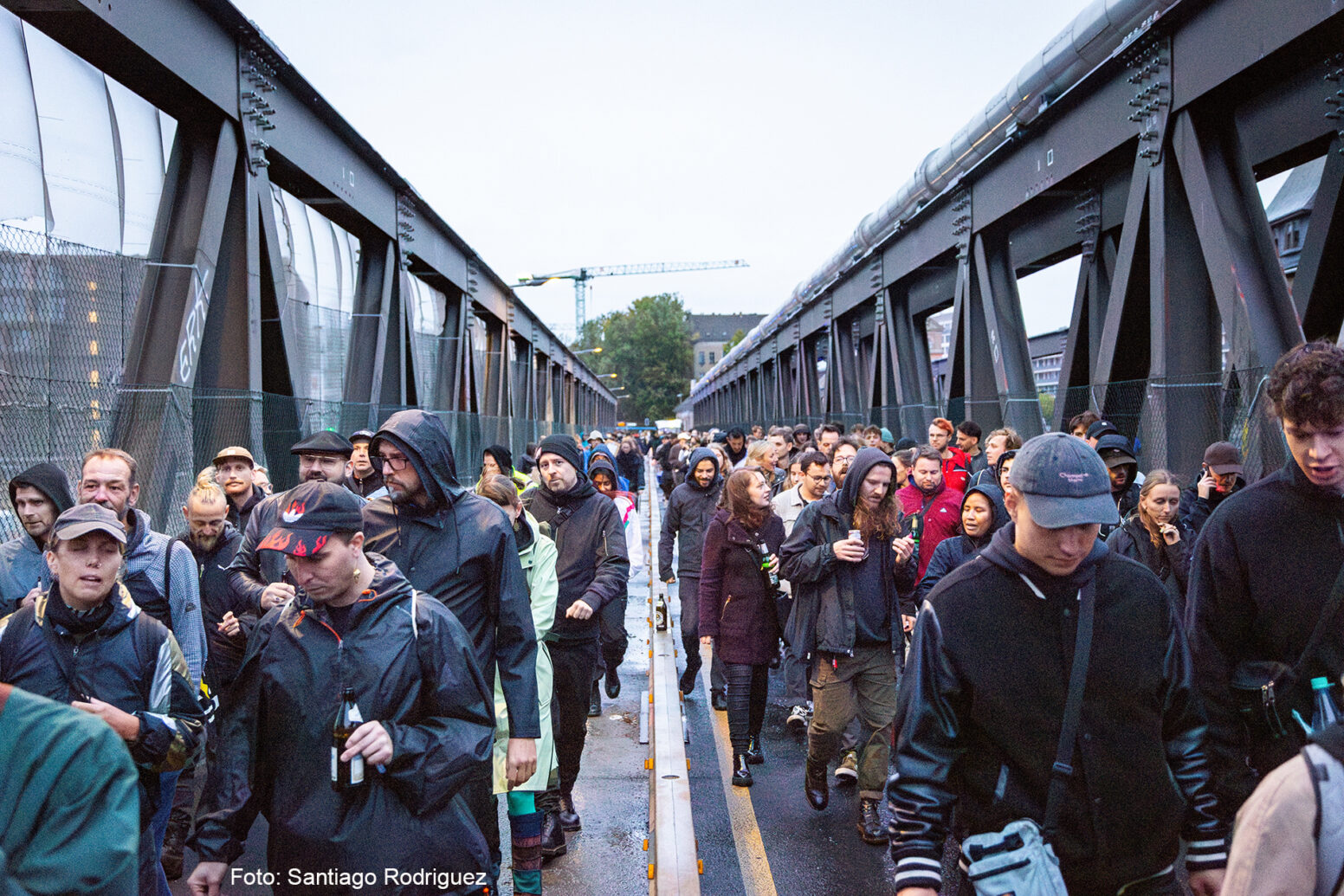 A100 wegbassen Protestrave gegen den Weiterbau der A100 in Berlin am 13.9.24