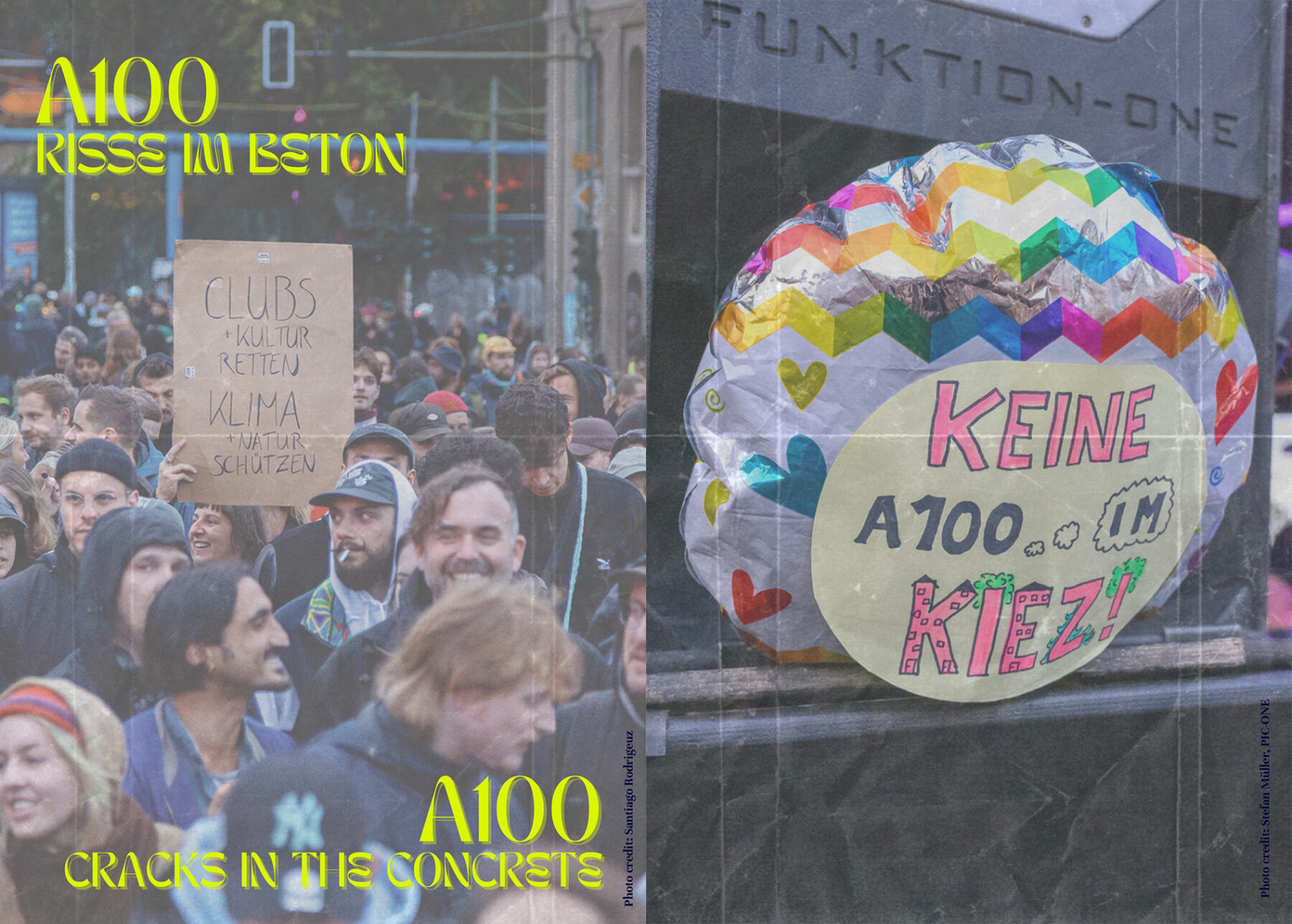 Deckblatt Zine "A100 - Risse im Beton"