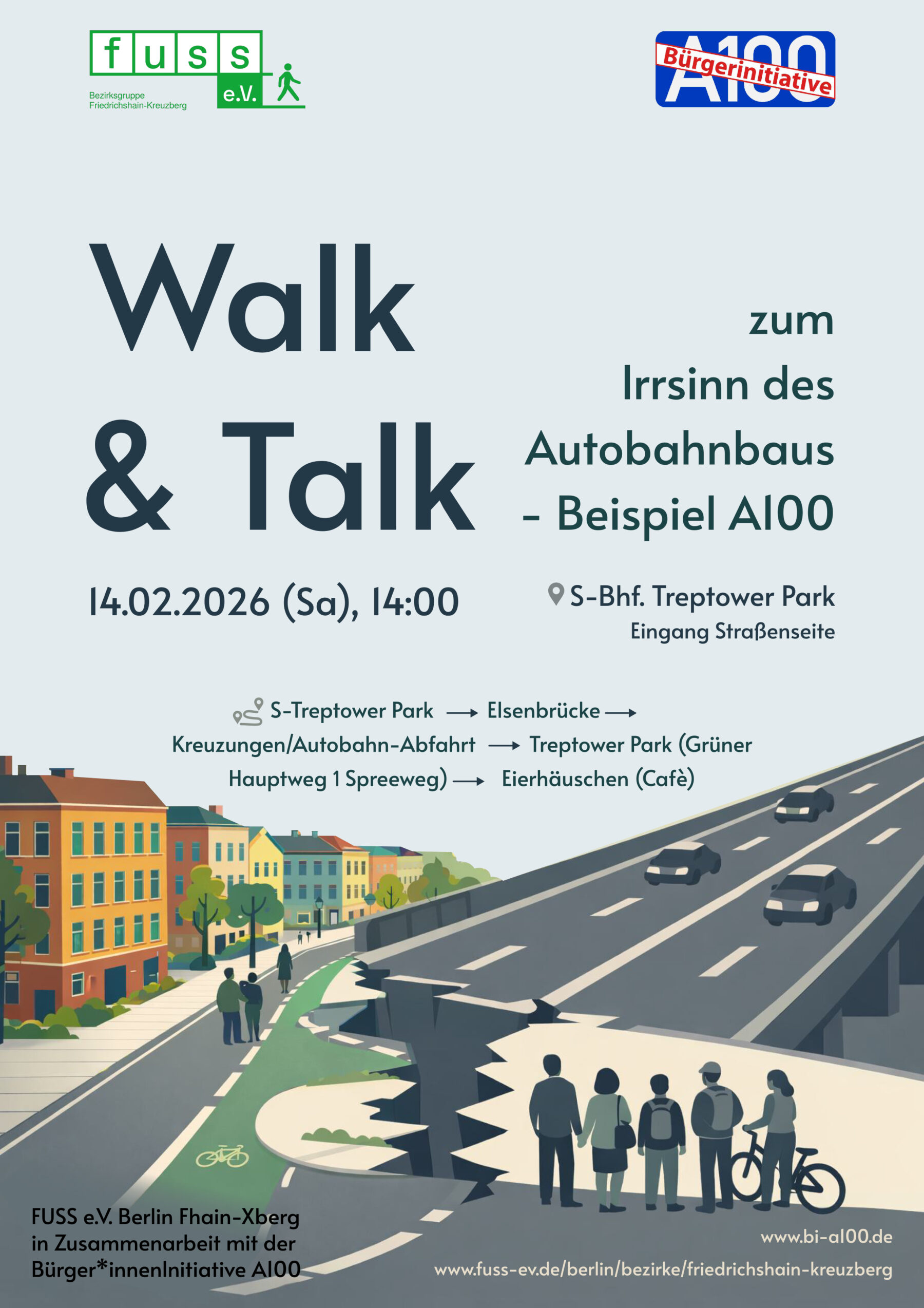 Walk & Talk am 14.2.26 mit Fuss eV.
